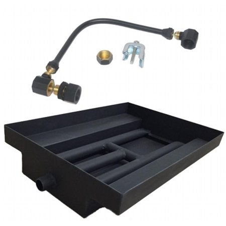 SLEEP EZ 27 in. Powder Coated Burner Island Kit, Liquid Propane SL2486683